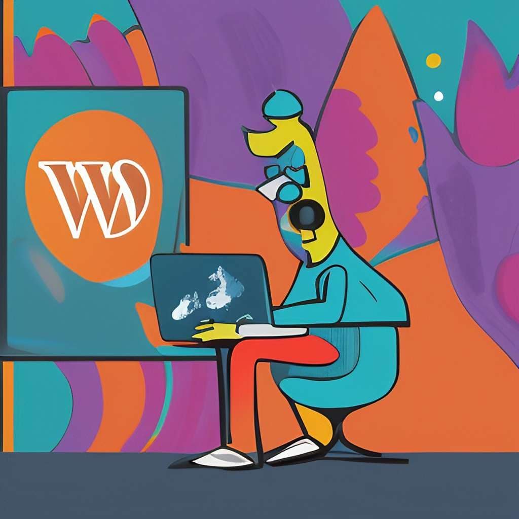 Developer customizing WordPress theme